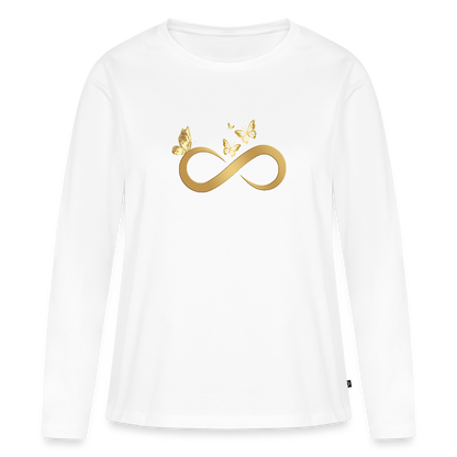 Frauen Premium Langarmshirt - Weiß