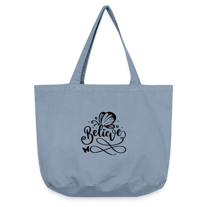 Vintage-Washed Shopper - Vintage Blue
