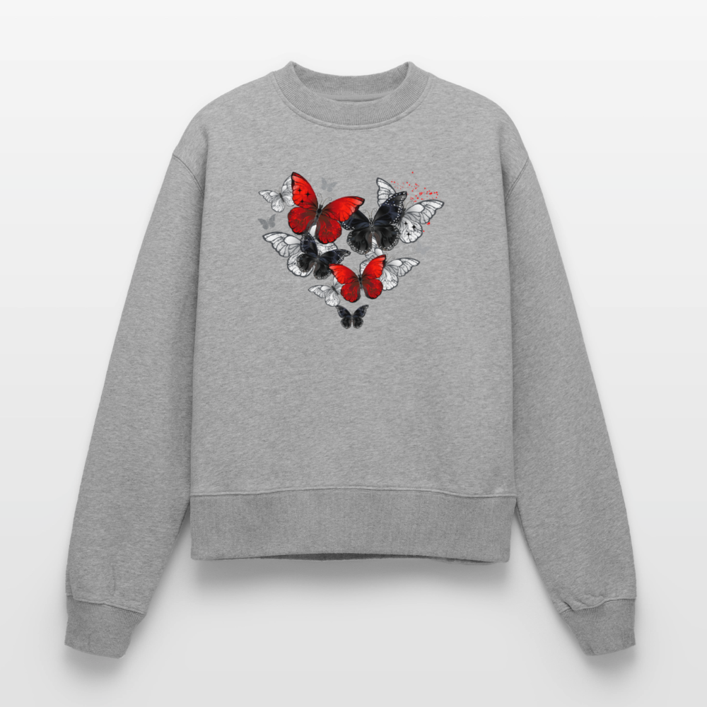 Relaxed Frauen Organic Sweatshirt - Grau meliert