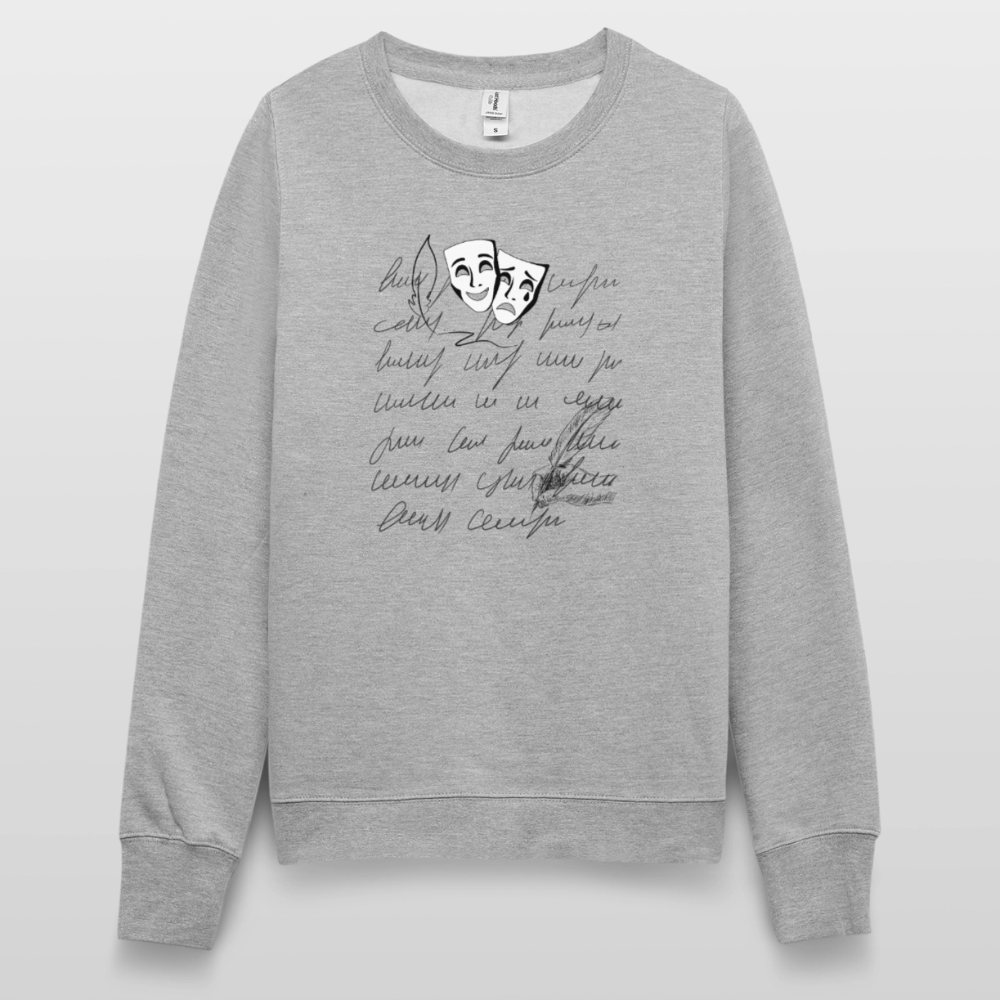 Frauen Sweatshirt - Grau meliert