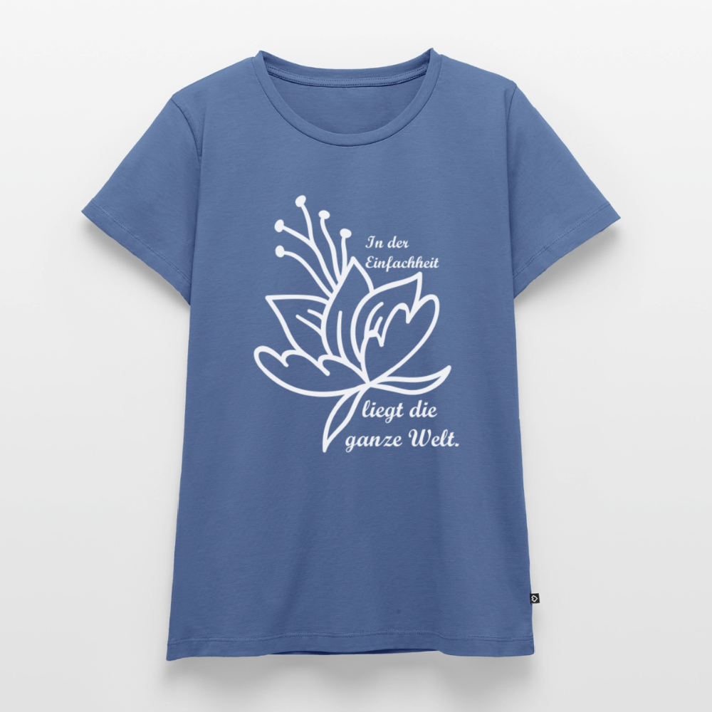 Frauen Premium T-Shirt - Taubenblau