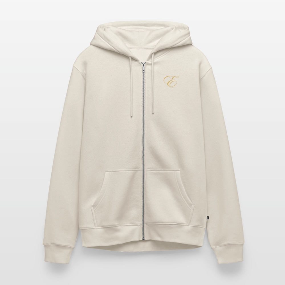 Männer Premium Kapuzenjacke - Beige