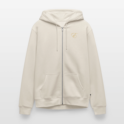Männer Premium Kapuzenjacke - Beige