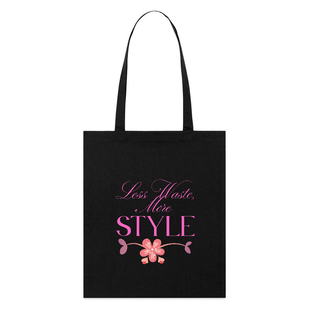 Stanley/Stella Bio-Stoffbeutel - Schwarz