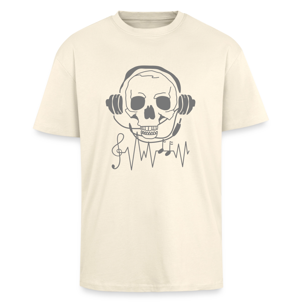 Oversized Heavyweight Unisex T-Shirt - Creme