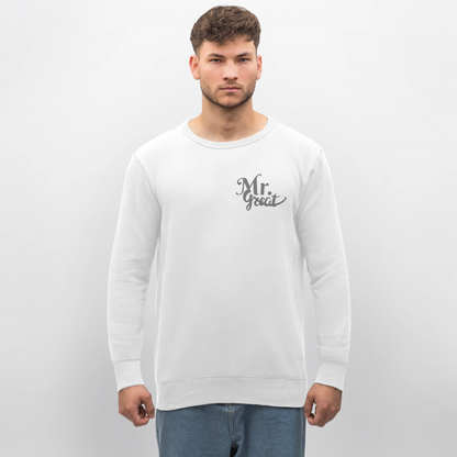 Unisex Bio-Sweatshirt ROLLER - Weiß