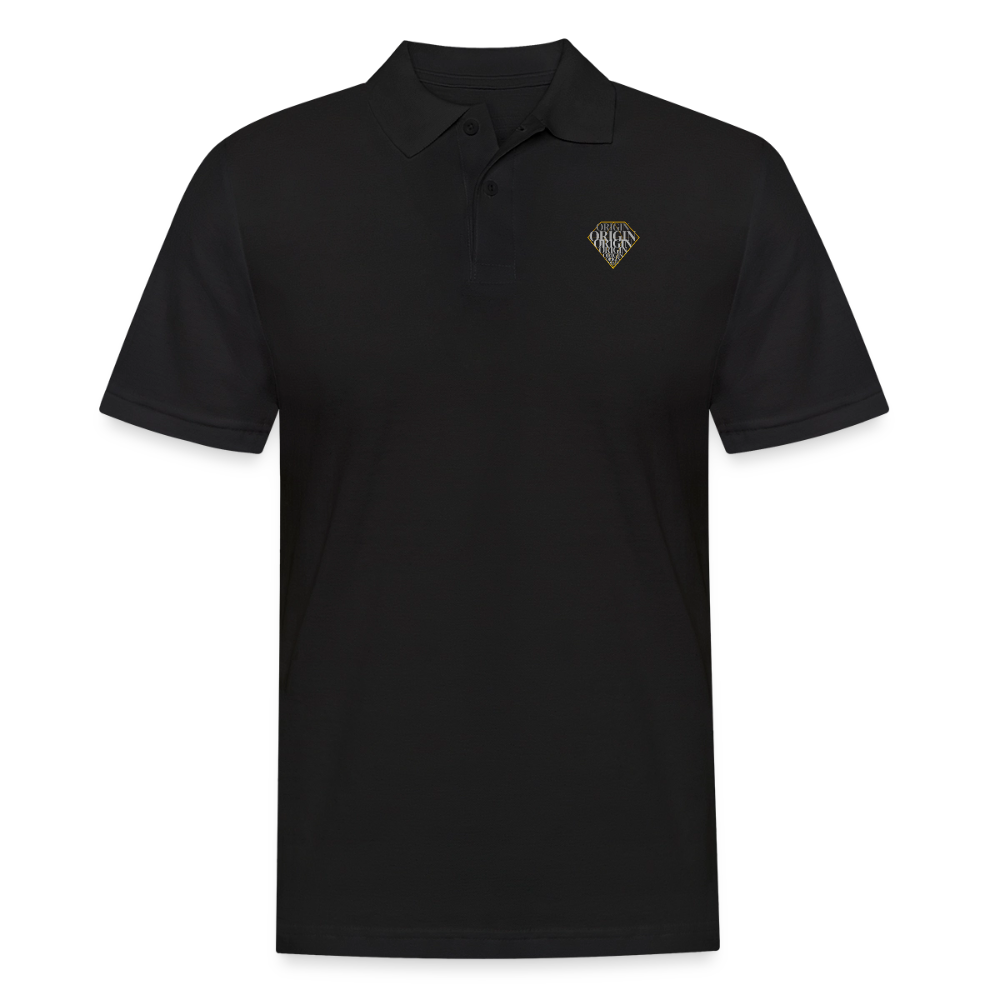 Männer Poloshirt - Schwarz