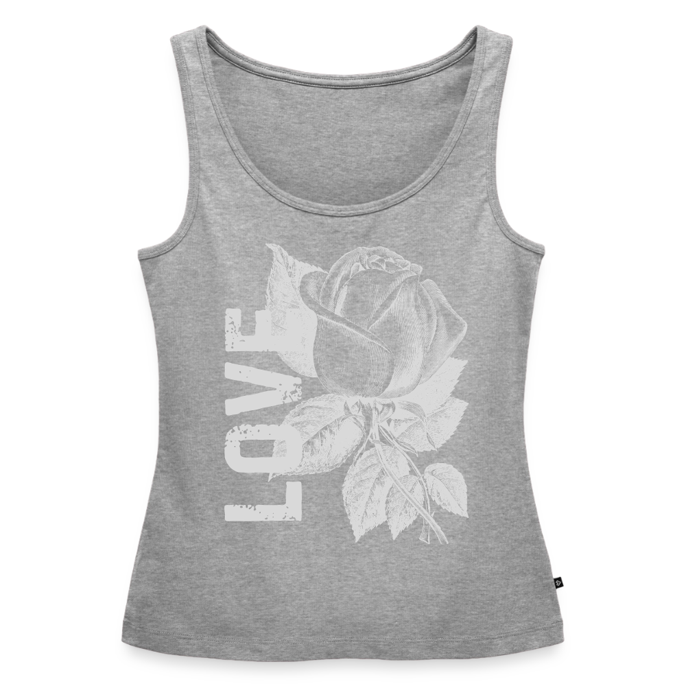Frauen Premium Tank Top - Grau meliert