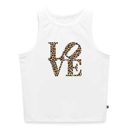 Cropped Frauen Organic Tank Top - Weiß