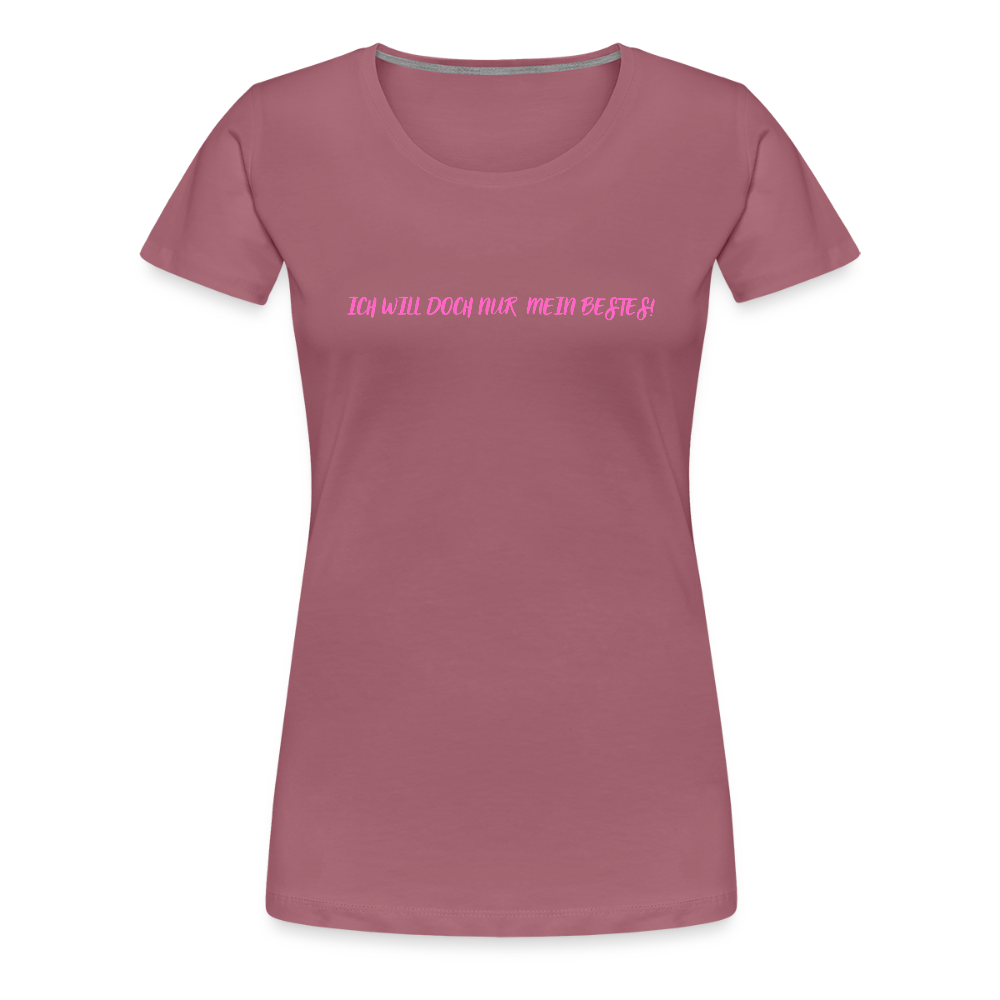 Frauen Premium T-Shirt - Malve