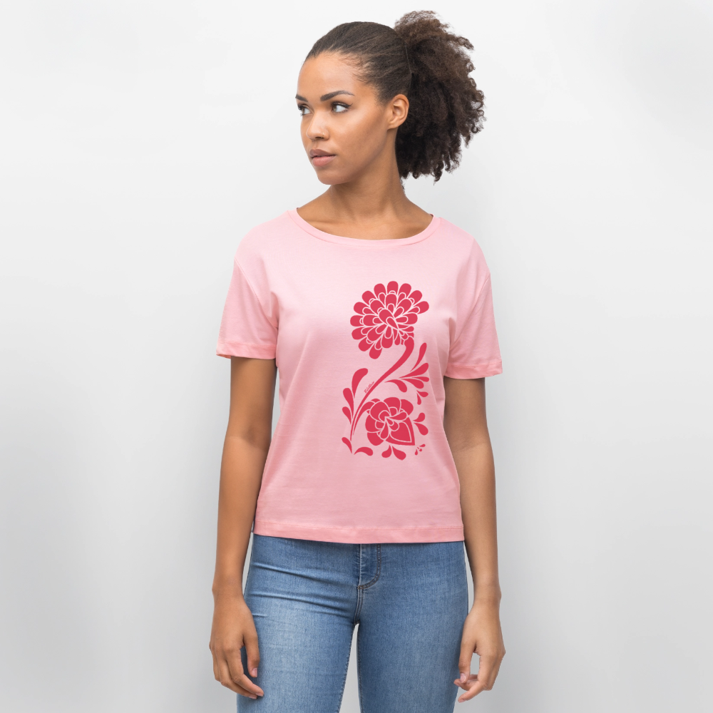 Stanley/Stella Relaxed Rundhals Frauen Bio-T-Shirt SERENA - Hellrosa