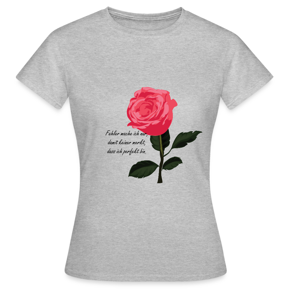 Frauen T-Shirt - Grau meliert