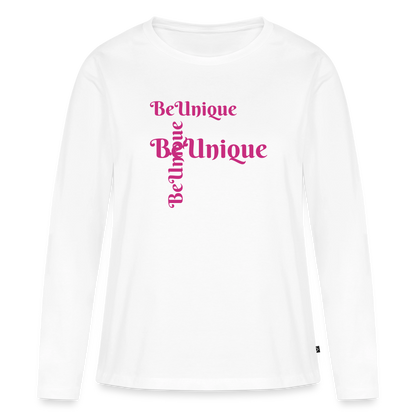 Frauen Premium Langarmshirt - Weiß