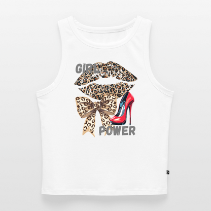 Cropped Frauen Organic Tank Top - Weiß