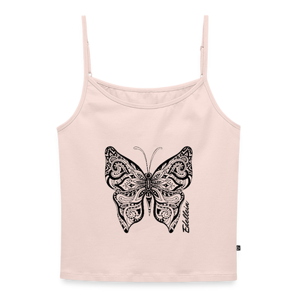 Frauen Spaghetti Tank Top - Puderrosa