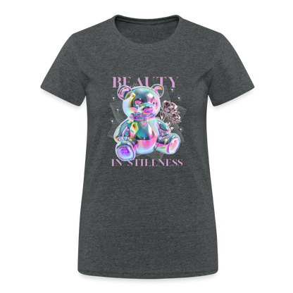 Frauen Heavy T-Shirt - Dunkelgrau meliert