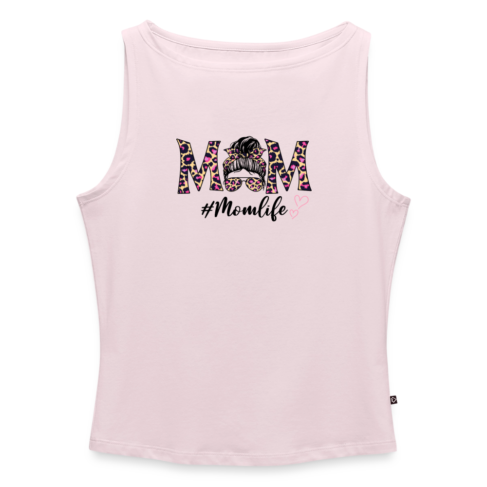 Frauen Tank Top mit U-Boot-Ausschnitt - Puderrosa
