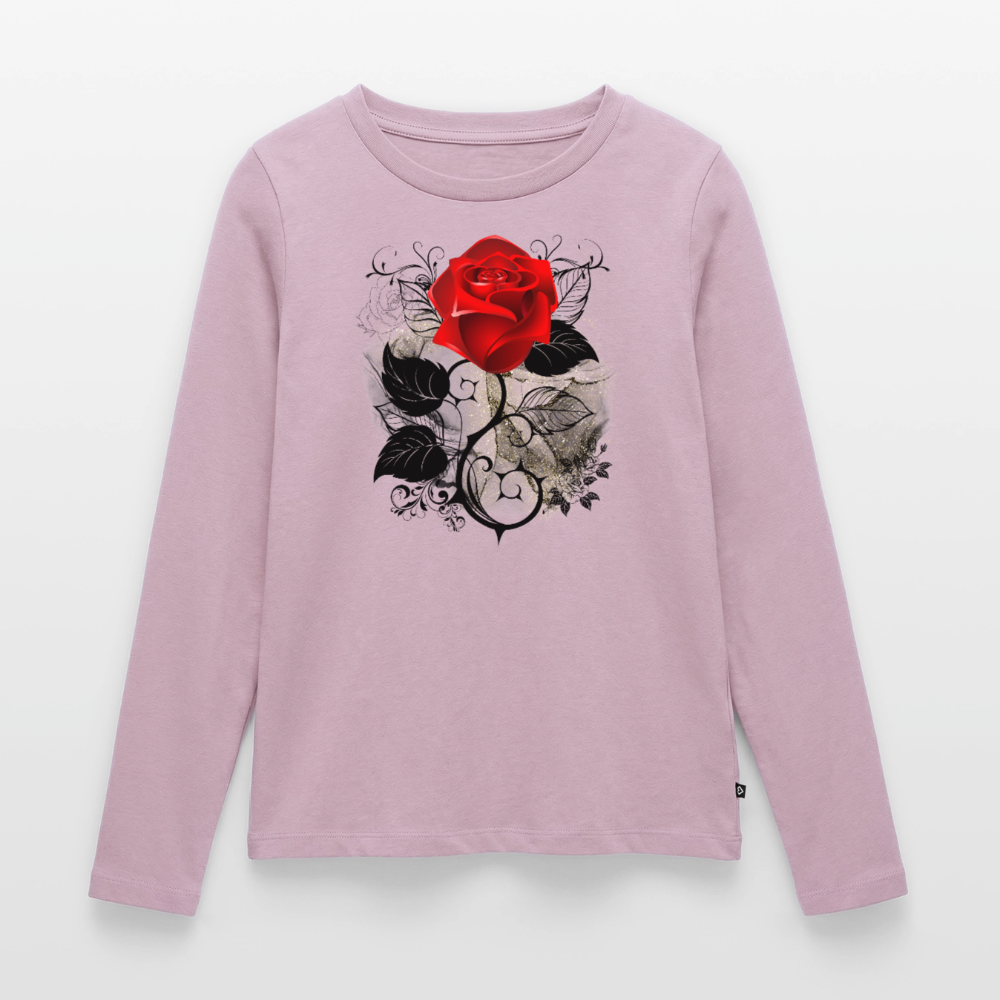 Frauen Premium Langarmshirt - Altrosa