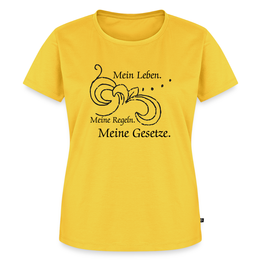 Frauen Premium T-Shirt - Gelb