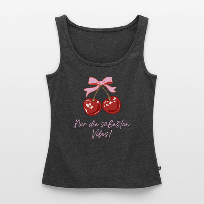 Frauen Premium Tank Top - Anthrazit meliert