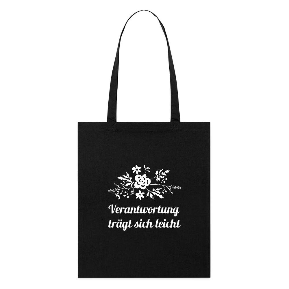 Stanley/Stella Bio-Stoffbeutel - Schwarz