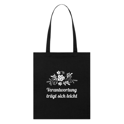 Stanley/Stella Bio-Stoffbeutel - Schwarz