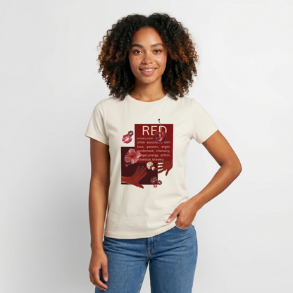 Frauen Supima Cotton T-Shirt - Naturweiß