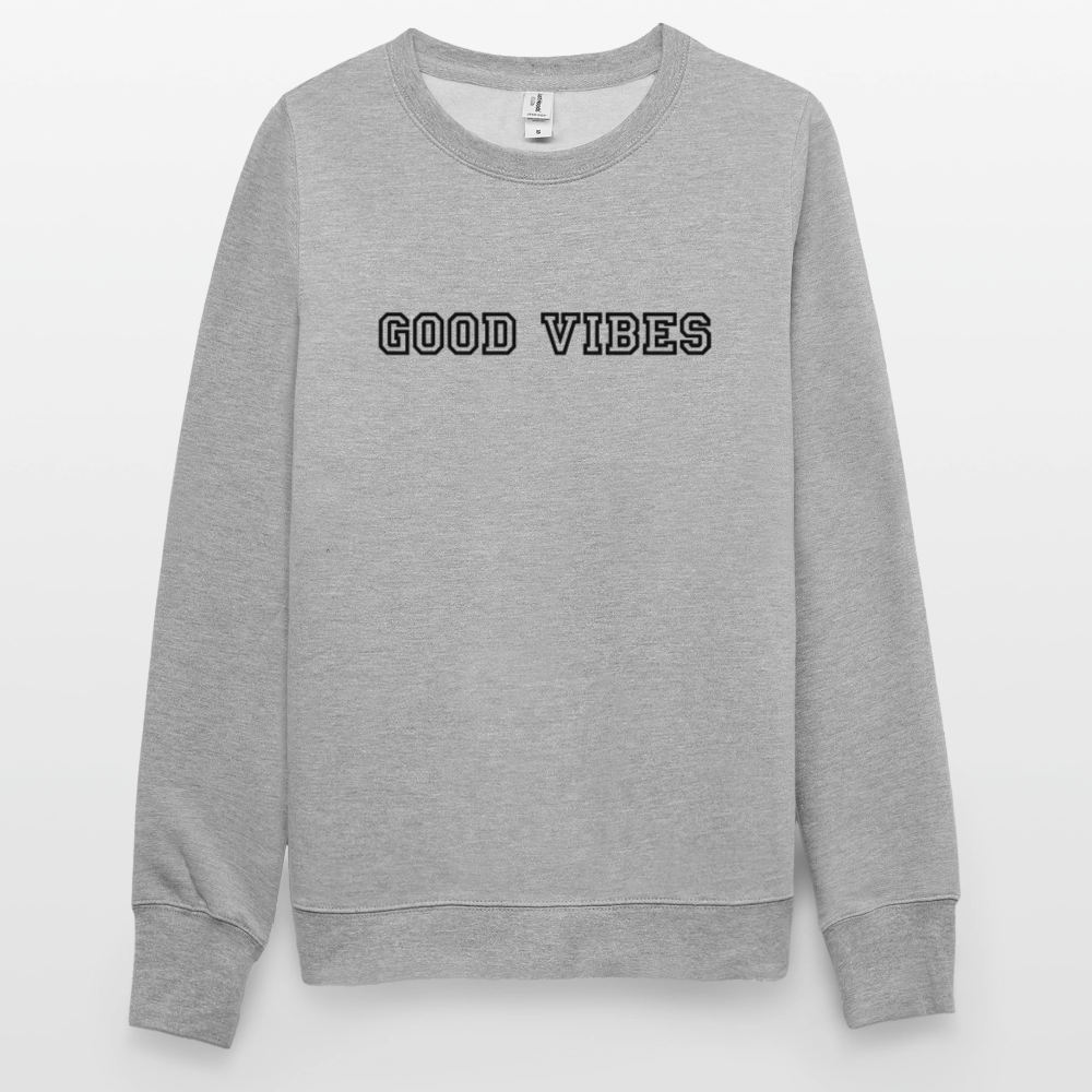 Unisex Pullover - Weißgrau meliert