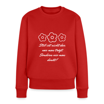 Frauen Premium Pullover - Rot