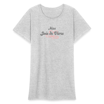 Frauen Heavy T-Shirt - Grau meliert