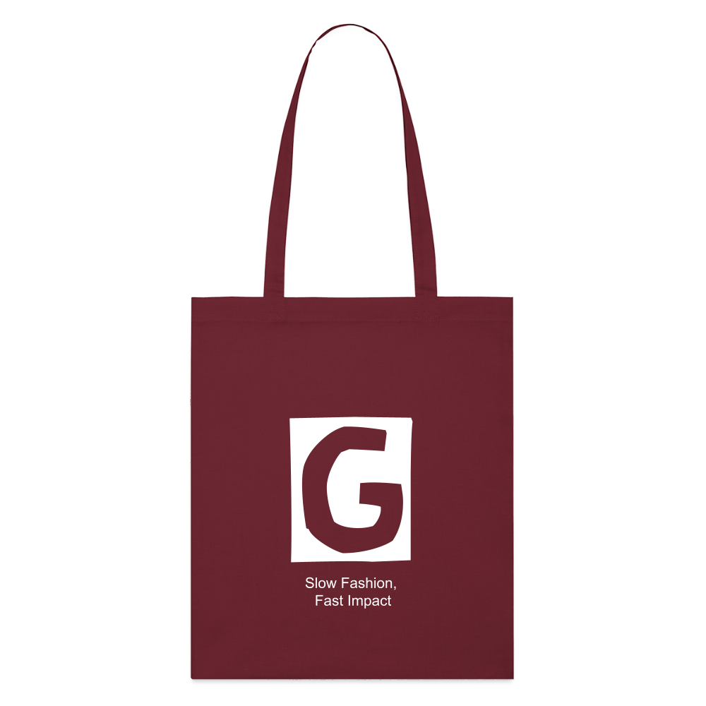 Stanley/Stella Bio-Stoffbeutel - Burgunderrot