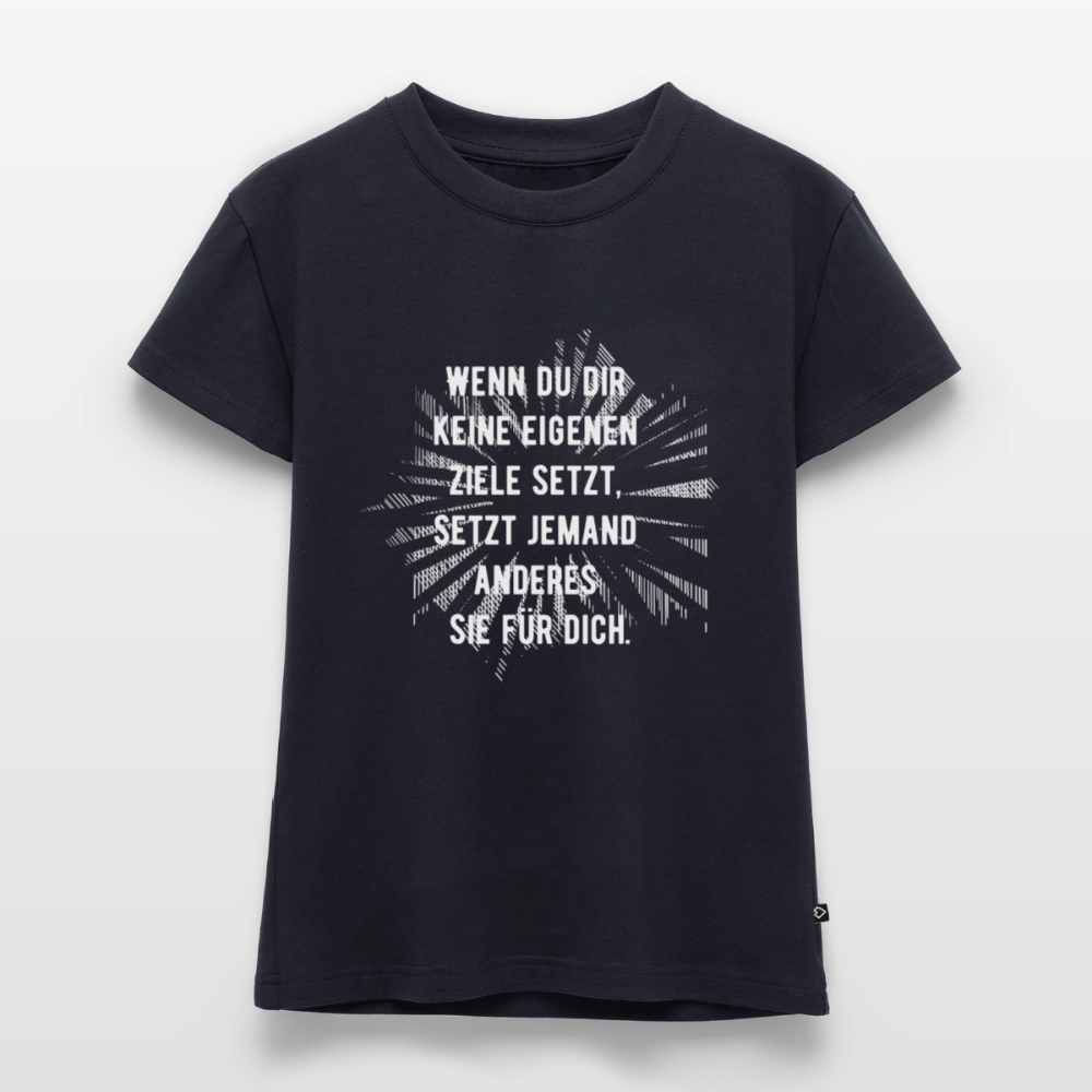 SLIM FIT Frauen Organic T-Shirt - Navy