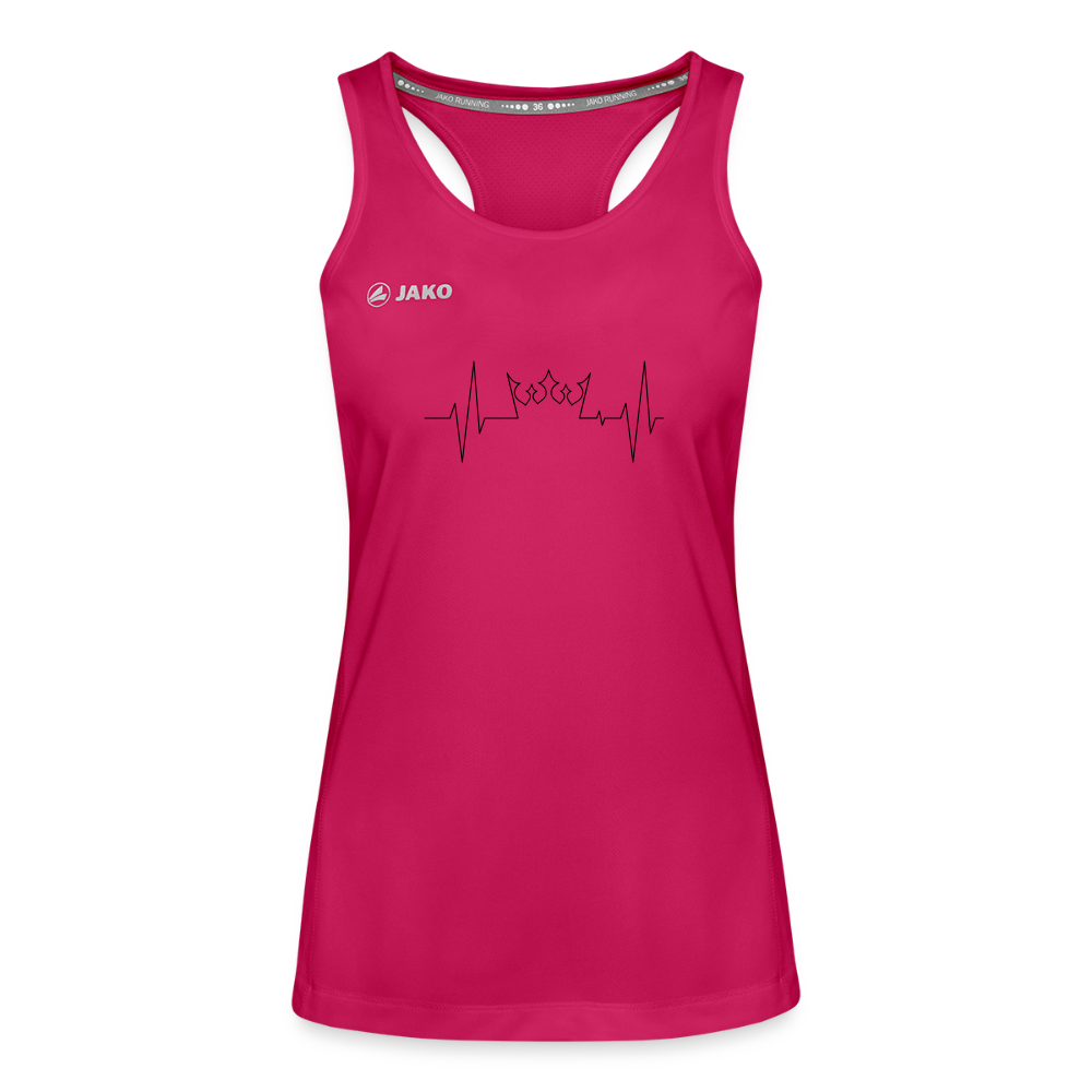 JAKO Frauen Tanktop Run 2.0 - dunkles Pink