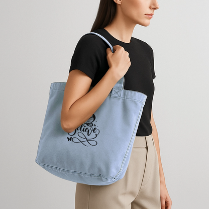 Vintage-Washed Shopper - Vintage Blue