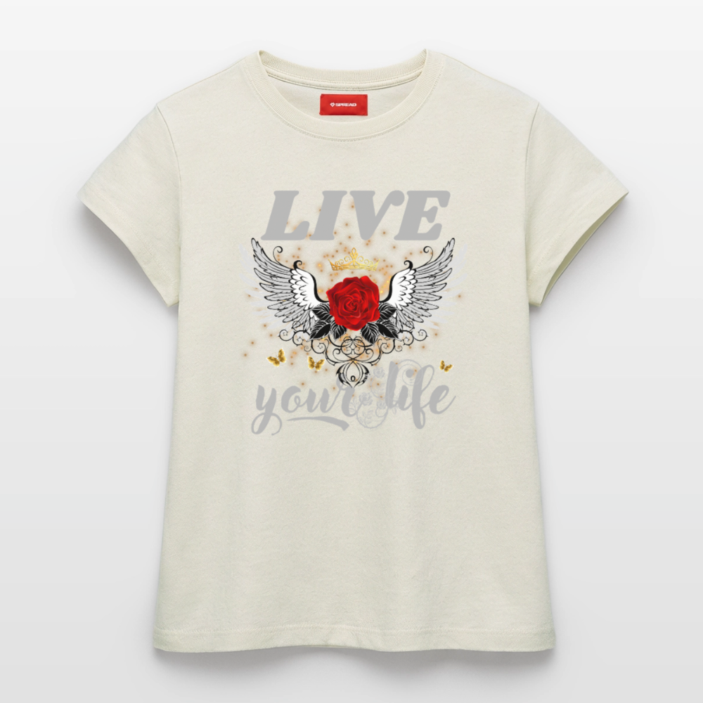 Frauen Supima Cotton T-Shirt - Naturweiß