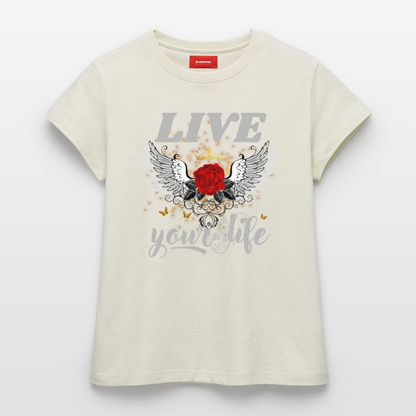 Frauen Supima Cotton T-Shirt - Naturweiß