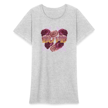 Frauen Heavy T-Shirt - Grau meliert
