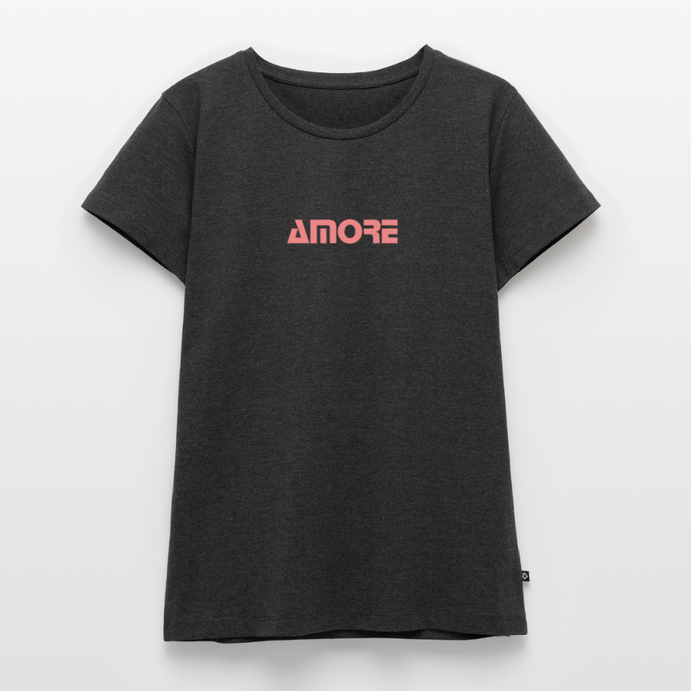 Frauen Premium T-Shirt - Anthrazit meliert