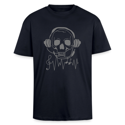Oversized Heavyweight Unisex T-Shirt - French Navy