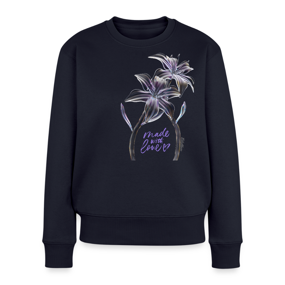 Frauen Premium Pullover - Navy