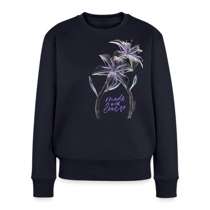 Frauen Premium Pullover - Navy