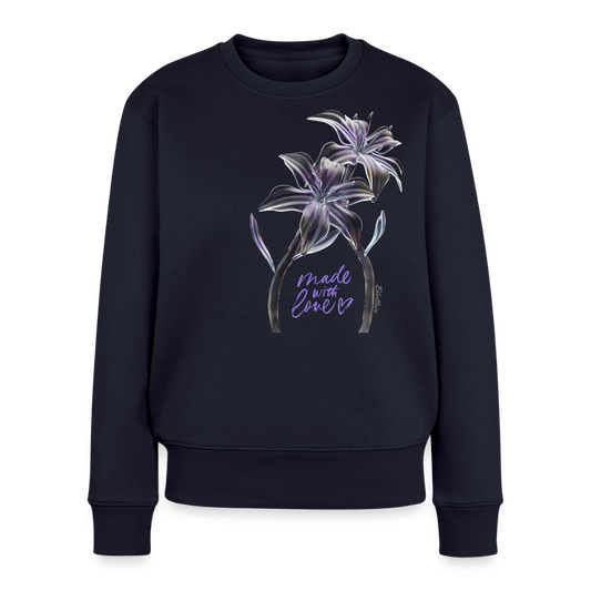 Frauen Premium Pullover - Navy