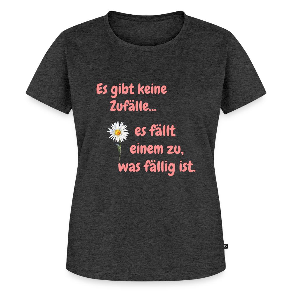 Frauen Premium T-Shirt - Anthrazit meliert