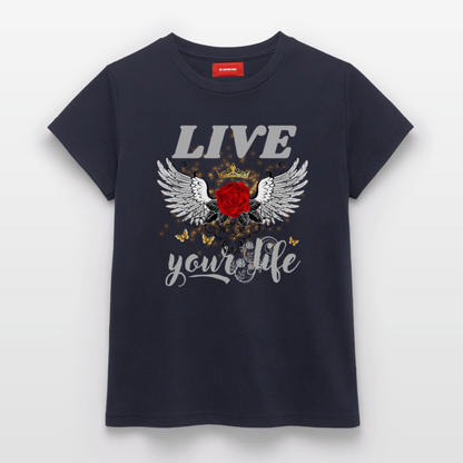 Frauen Supima Cotton T-Shirt - Navy