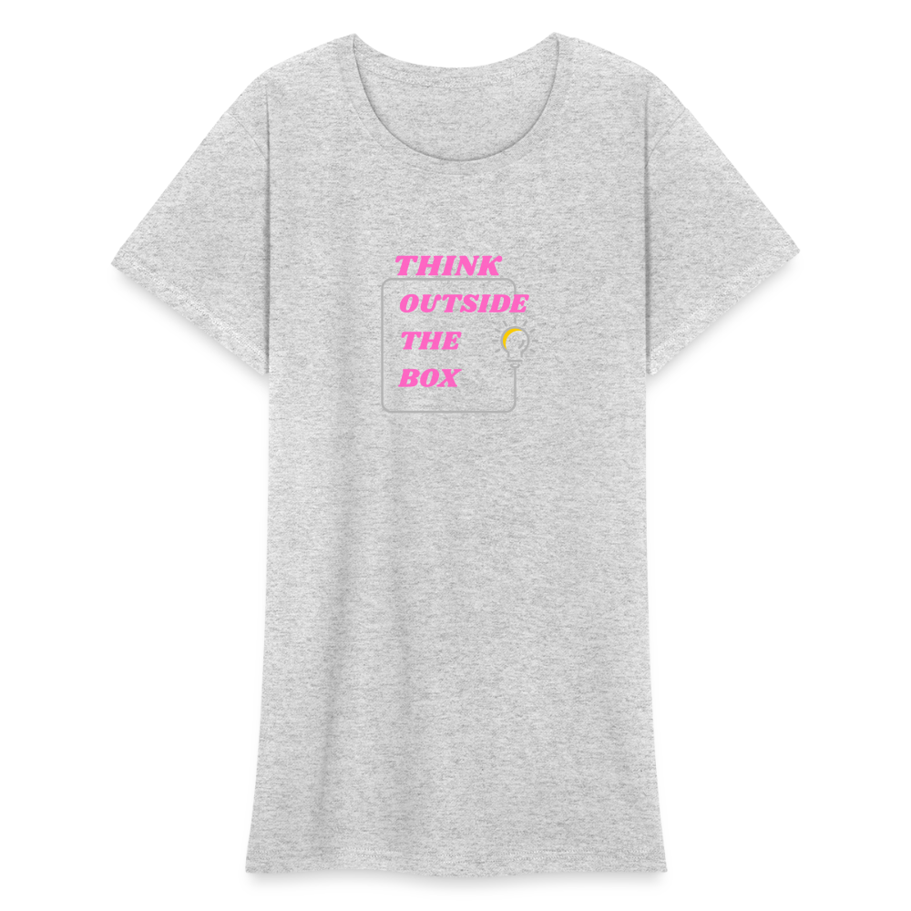 Frauen Heavy T-Shirt - Grau meliert