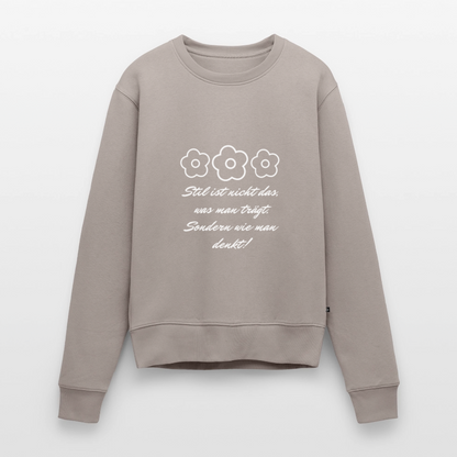 Frauen Premium Pullover - Taupe