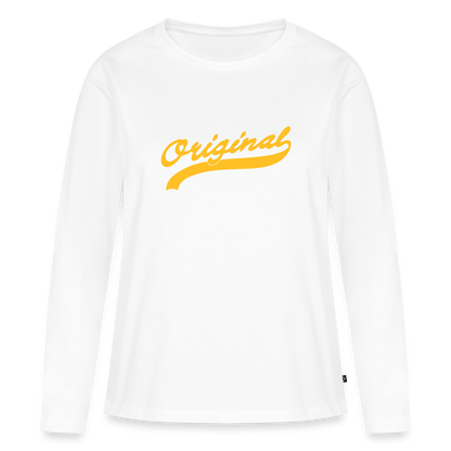 Frauen Premium Langarmshirt - Weiß