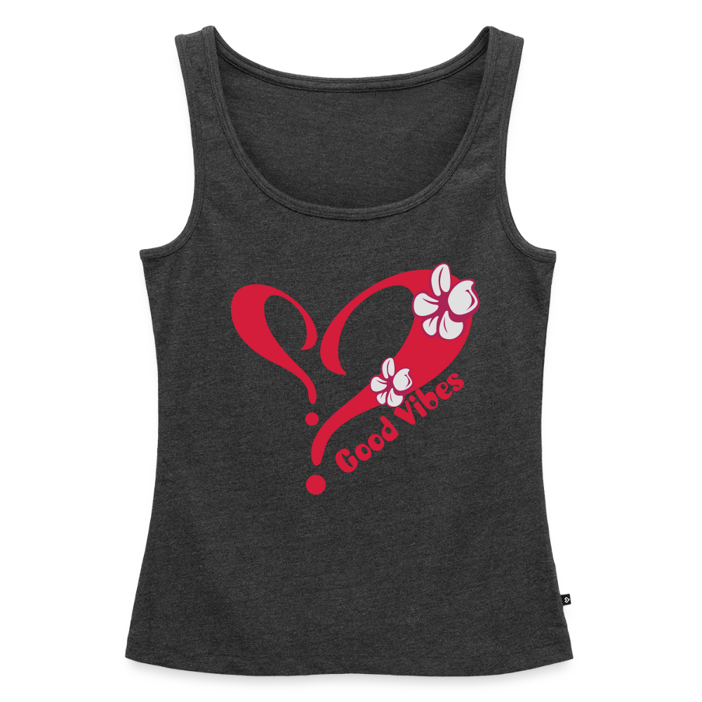 Frauen Premium Tank Top - Anthrazit meliert