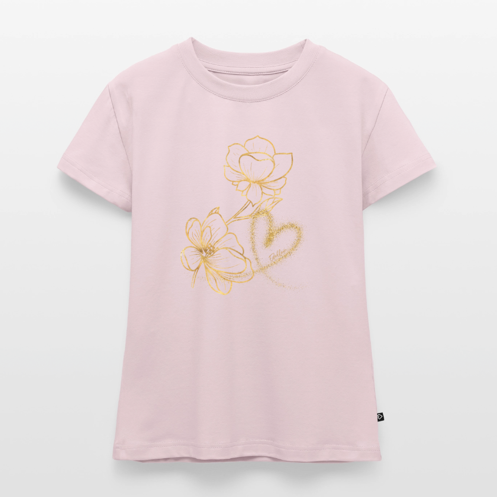 SLIM FIT Frauen Organic T-Shirt - Puderrosa