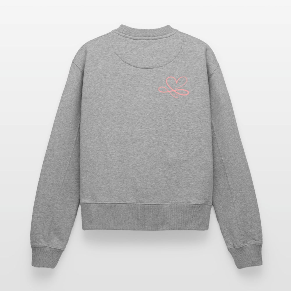 Relaxed Frauen Organic Sweatshirt - Grau meliert